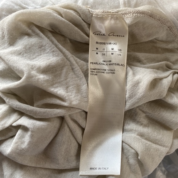 Rick Owens release combo tee sleeveless Medium NWT - Picture 8 of 9